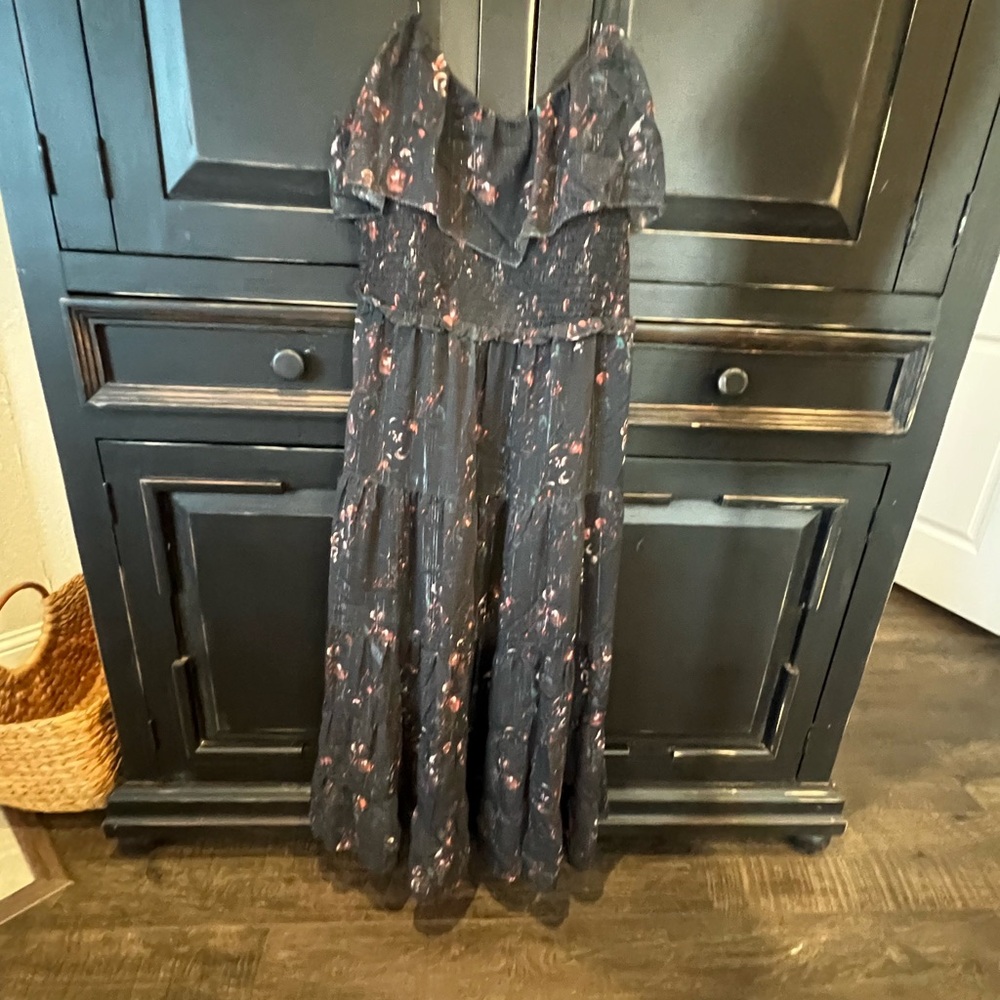Floral Off-Shoulder Maxi Dress